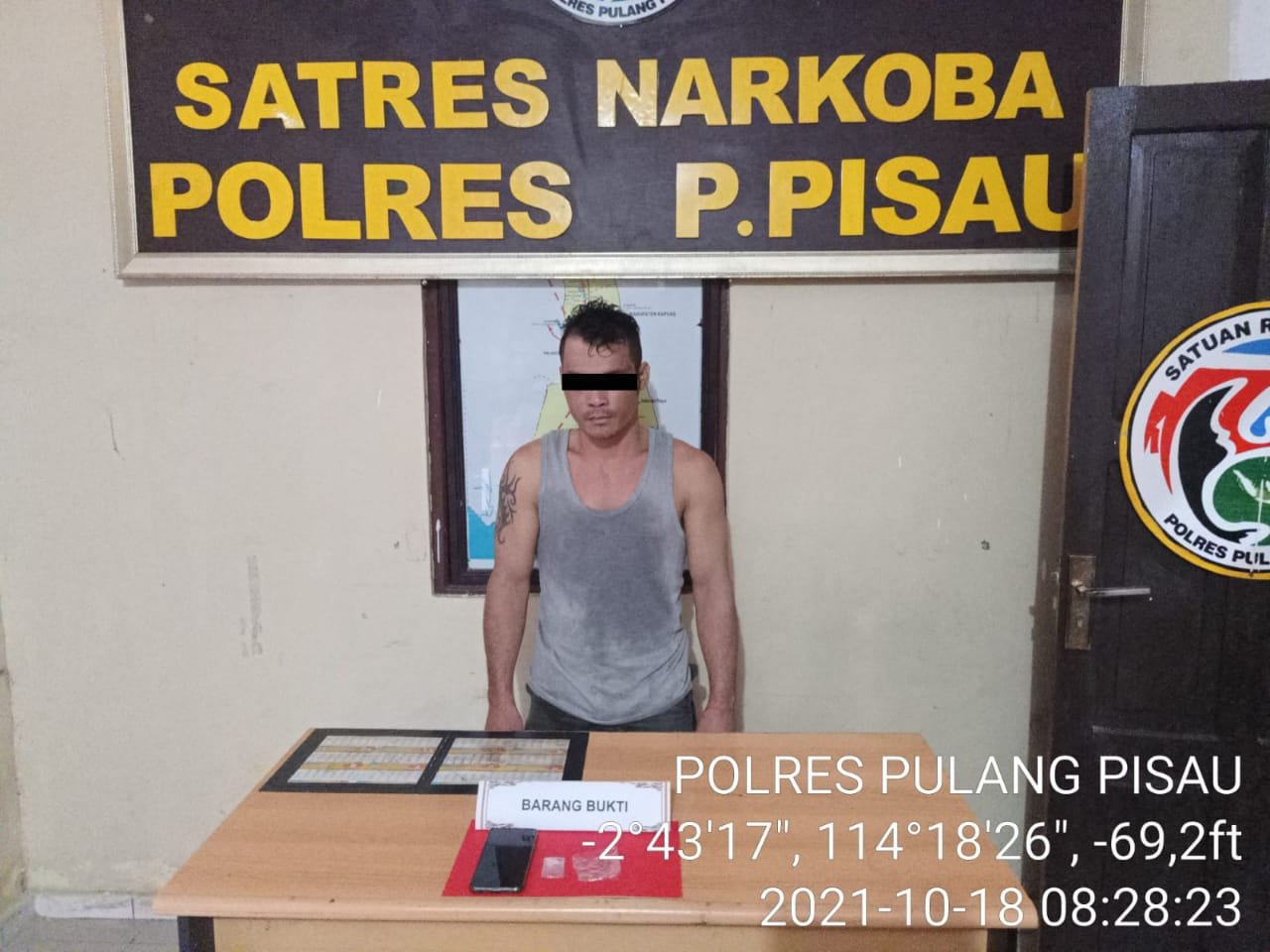 Bawa Shabu, Satresnarkoba Polres Pulpis Ringkus Warga Desa Pahawan