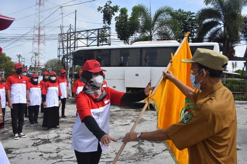 Peserta IKBAB Kabupaten Kapuas Pelepasan Secara Resmi Oleh Wabub