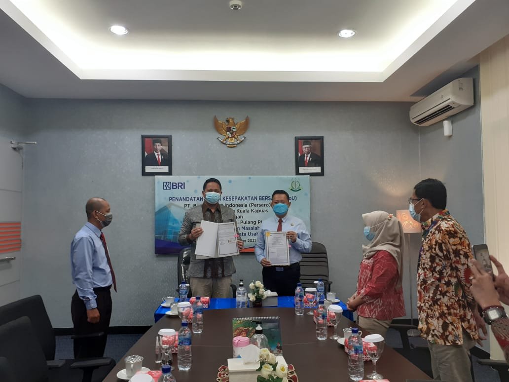 Kejaksaan Negeri Pulang Pisau Perpanjang MoU dengan Bank BRI Cabang Kuala Kapuas