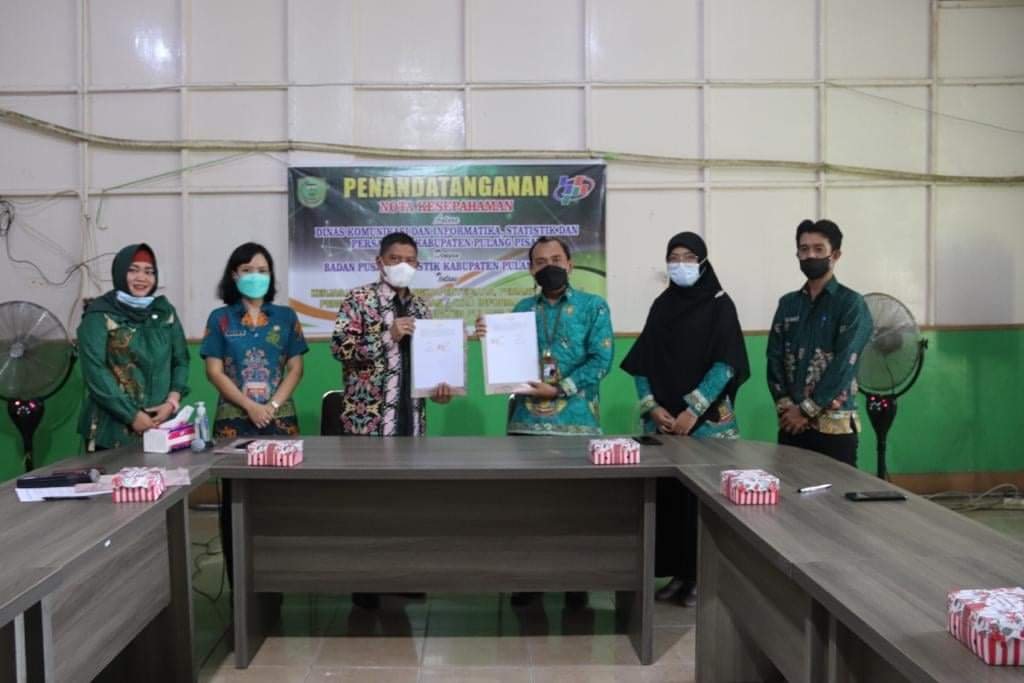 Dinas Kominfostandi Tandatangani MoU Dengan BPS Pulpis Guna Jalin Sinergitas