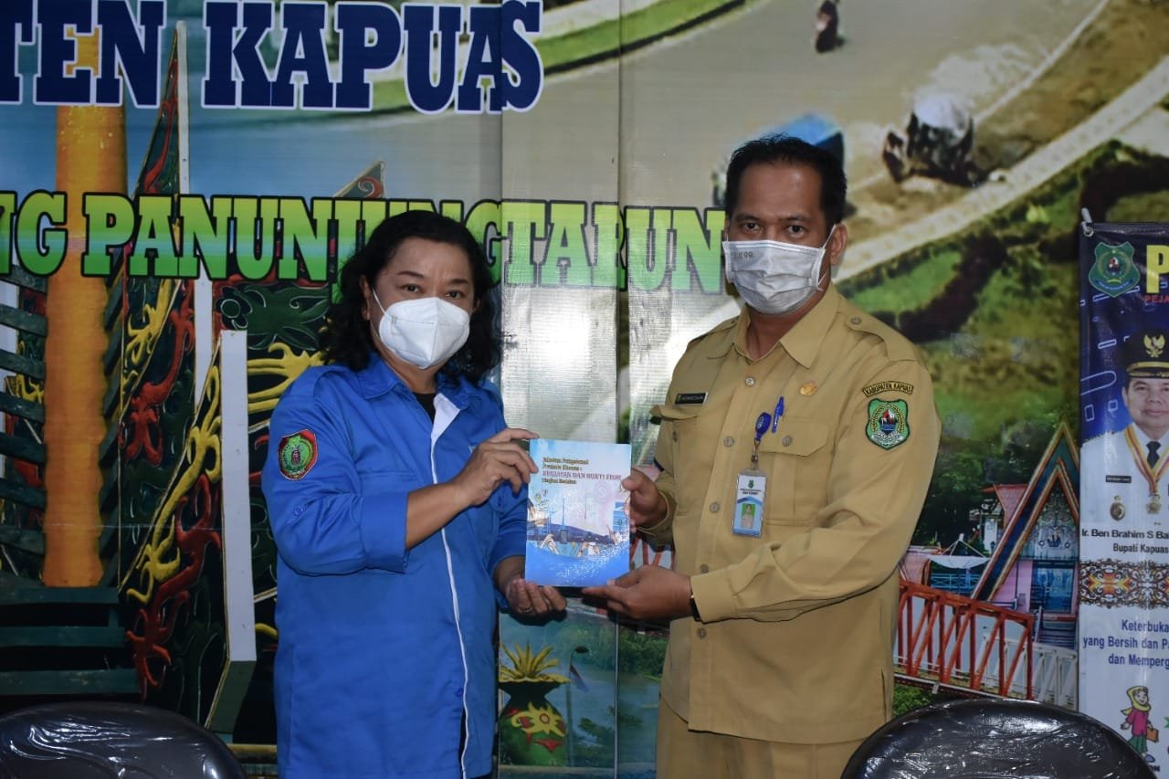Diskominfo Kapuas Terima Kunjungan Diskominfosantik Kalteng, Terkait Sosialisasi JFPH  