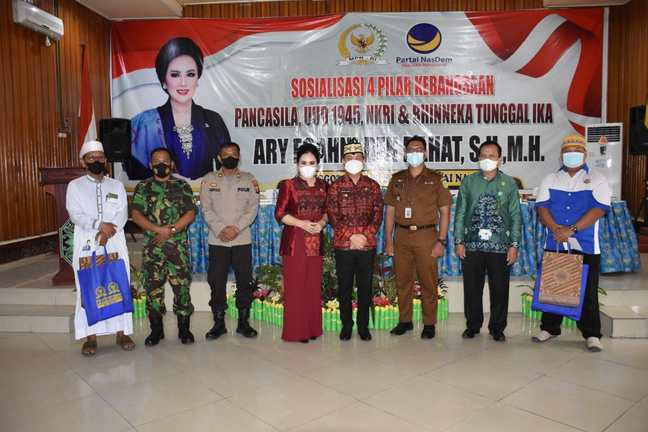 Anggota DPR RI  Ary Egahni Kembali Sosialisasikan 4 Pilar Kebangsaan