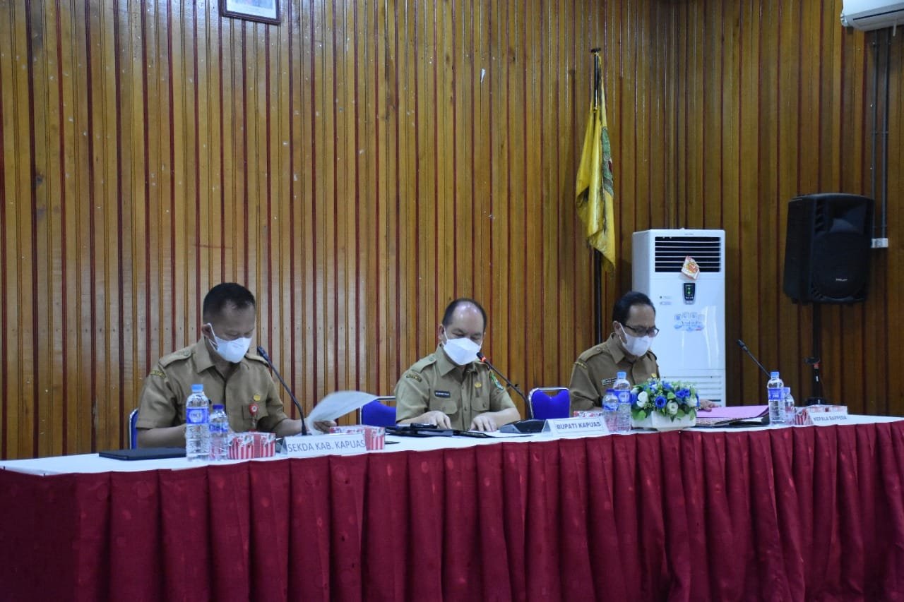 Bupati Pimpin Rapat Evaluasi dan Pengawasan pelaksanaan APBN dan APBD