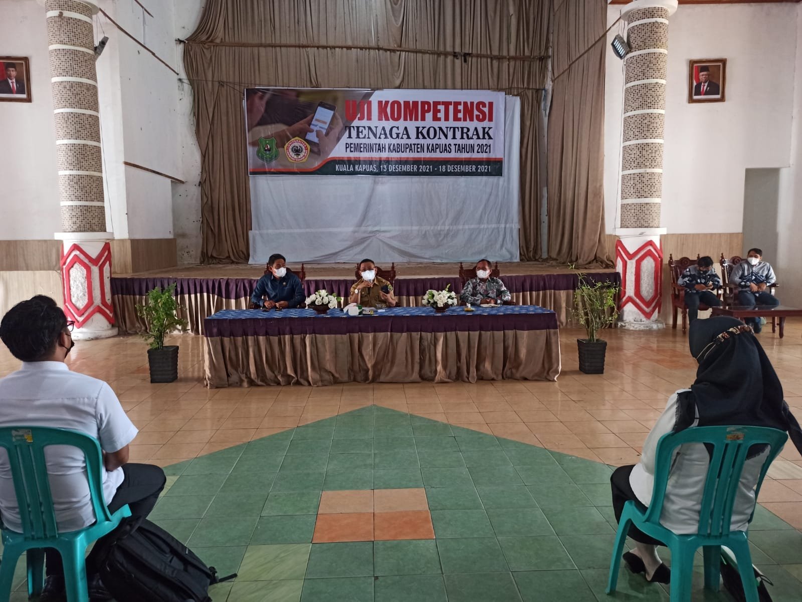 Pemkab Kapuas Laksanakan Uji Kompentensi Tekon Mulai Tgl 13 s/d 18 Desember 2021.