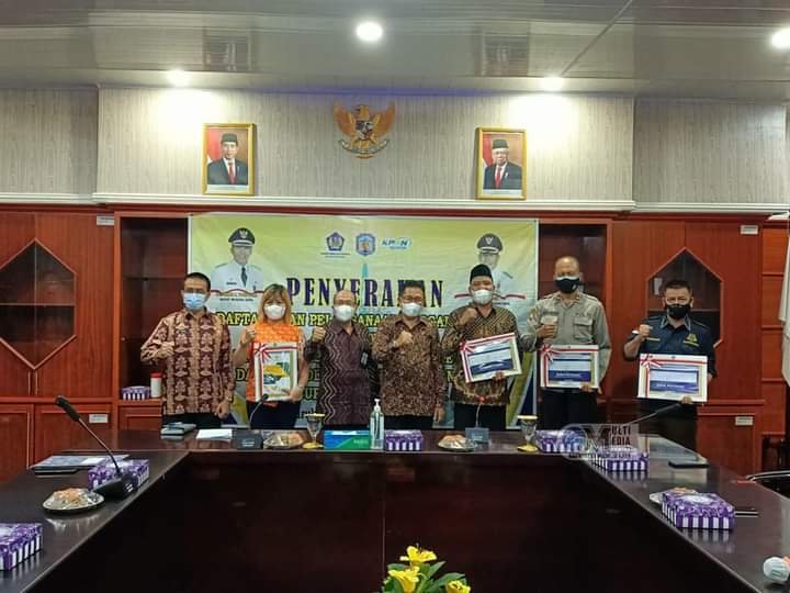 Wakil Bupati Mura Serahkan DIPA Tahun Anggaran 2022 Untuk 18 Satuan Kerja