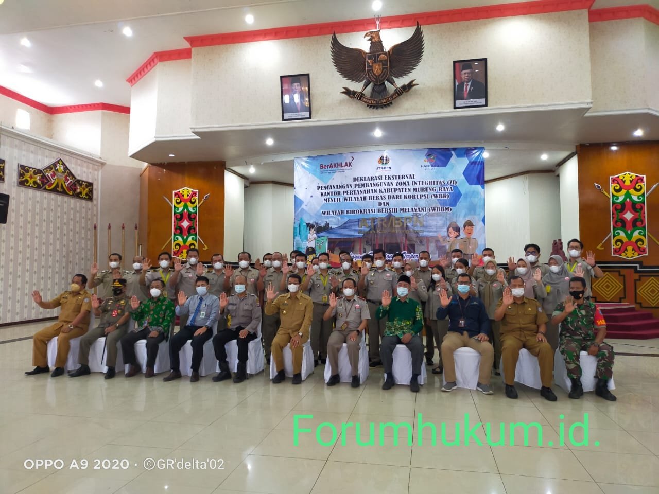 Bupati Perdie Bersama dan BPN Mura Deklarasi Eksternal Pembangunan Zona Integritas