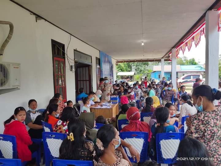 Warga Desa Muara Jaan 90%parsen Sudah Menerima vaksinasi Covdi-19