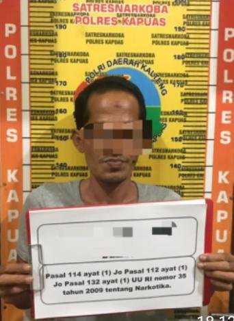 Kembali Diamankan Budak Sabu Oleh Satresnarkoba Polres Kapuas