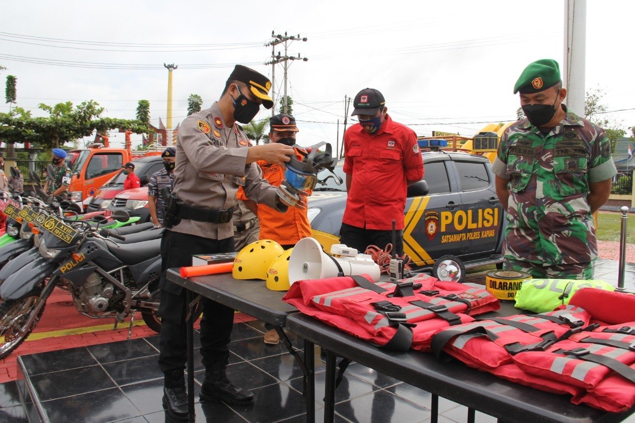 Program Prioritas Polda Kalteng Tahun 2022 Serentak, Polres Kapuas Ikuti Zoom
