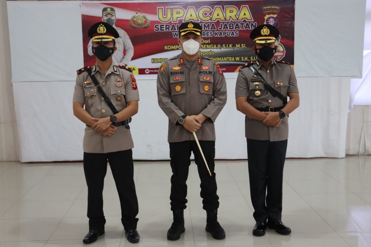 Wakapolres Kapuas Diisi Pejabat Baru Dari Polda Kalteng 