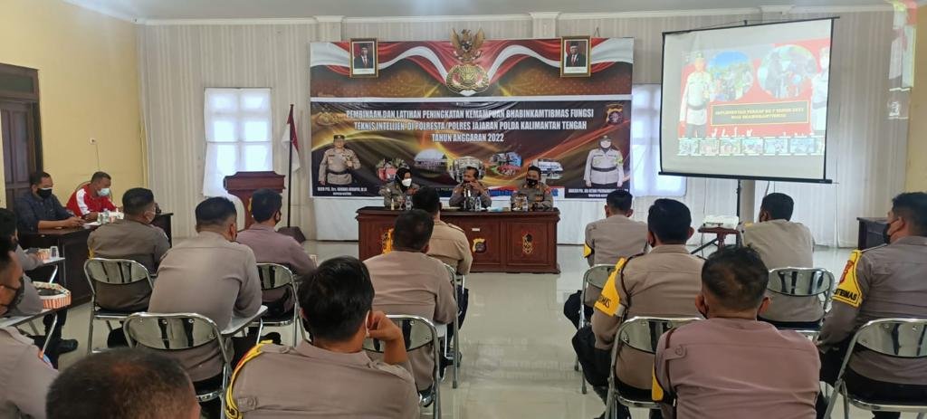 Bhabinkamtibmas Ikuti Pelatihan Peningkatan Kemampuan Fungsi Teknis Intelijen