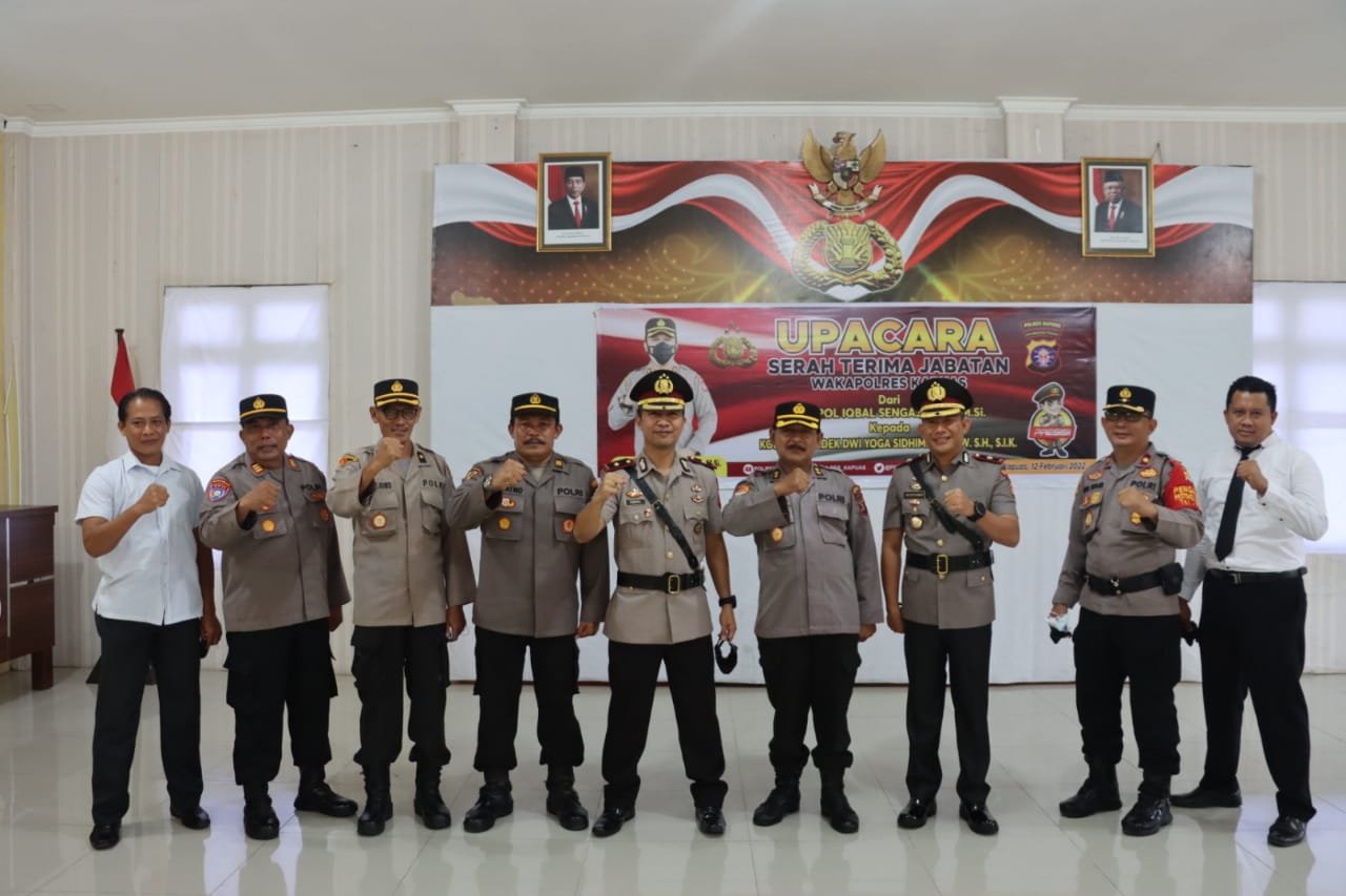 Kapolres Kapuas Pimpin Sertijab Wakapolres, Ini Amanatnya