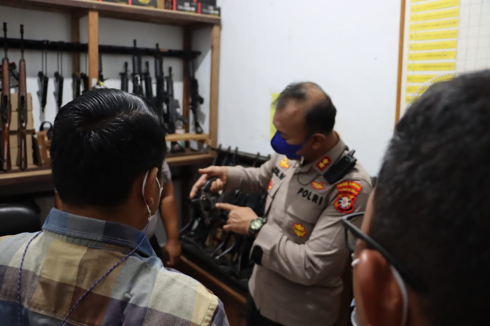 Cek Ruang Tahanan dan Gudang Senpi, Ini yang Disampaikan Kapolres Kapuas