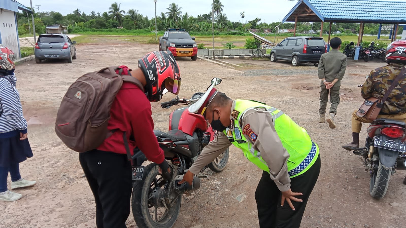 Satlantas Polres Lakukan Penindakan Terhadap Pelanggaran Lalu Lintas