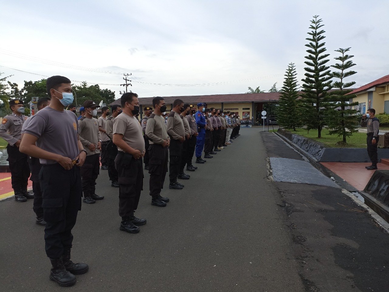 Tingkatkan Kemampuan Personel, Polres Kapuas Gelar Latihan Dalmas