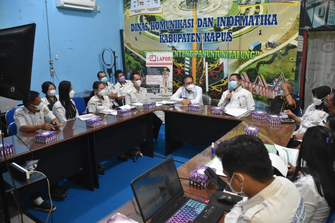 Diskominfopersantik Katingan Kaji Tiru ke Diskominfo Kapuas