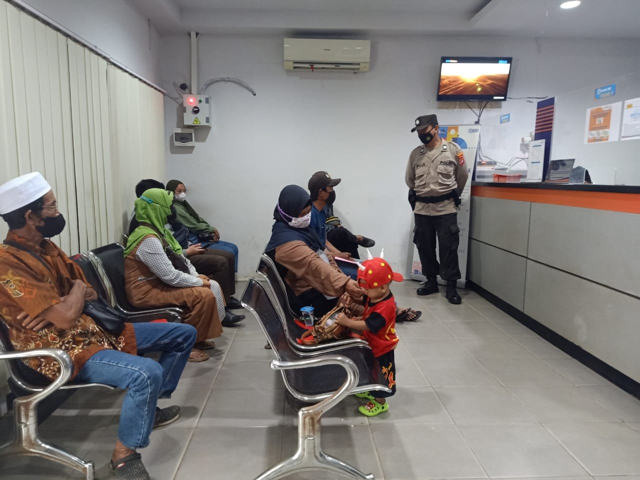 Cegah Terjadinya Kerawanan Anggota Polsek kapuas Murung Lakukan Harkamtibmas