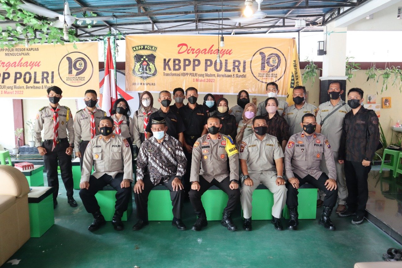 Wakapolres Kapuas Hadiri Peringatan HUT KBPP Polri Ke-19
