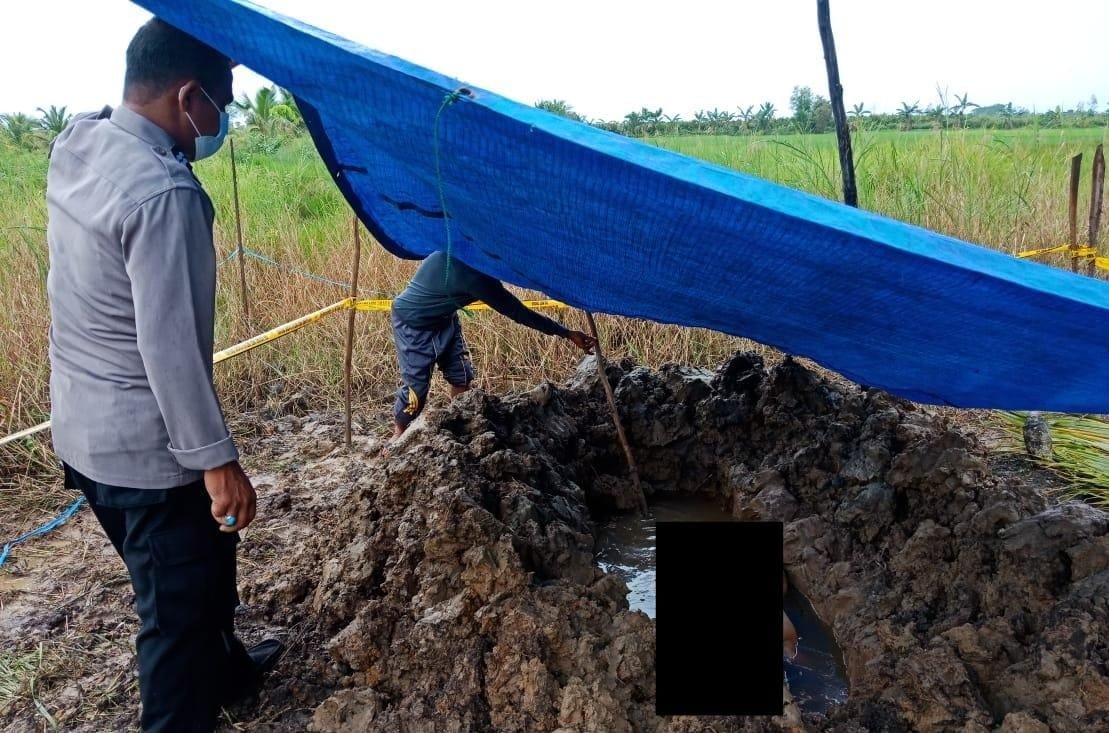 Gerak Cepat, Polsek Kapuas Kuala Amankan Lokasi dan Selidiki Motif Pembongkaran Makam