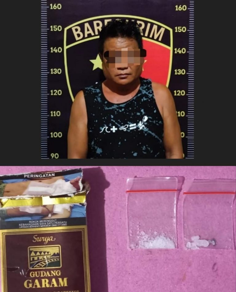 Polsek Timpah Sigap Amankan Pria Tertangkap Tangan Bawa Narkotika