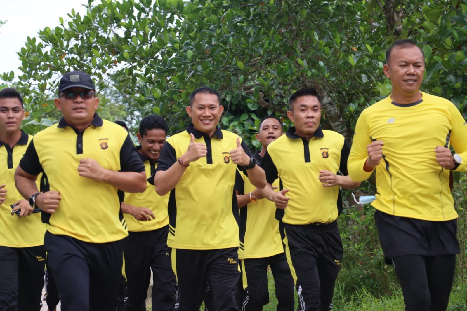 Jaga Kesehatan Jasmani, Polres Kapuas Laksanakan Olahraga Pagi