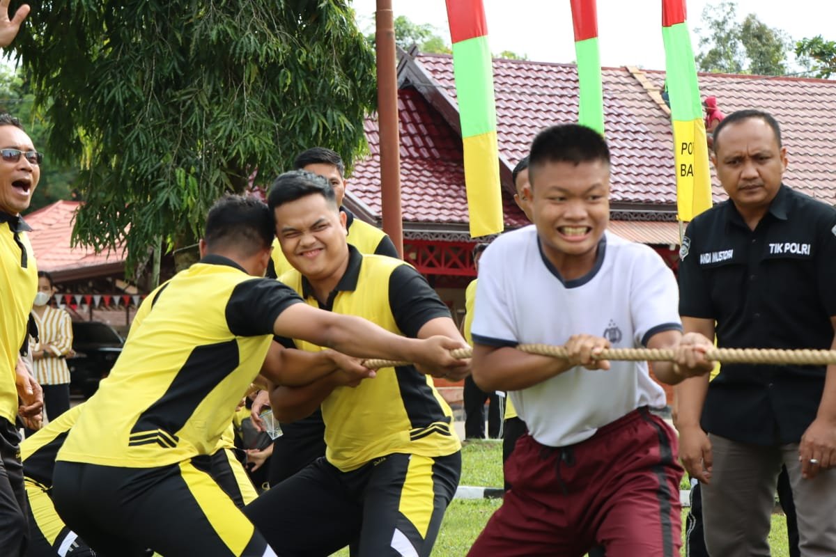 Perkuat Soliditas dan Meriahkan HUT Kemerdekaan RI, Polres Bartim Gelar Berbagai Lomba