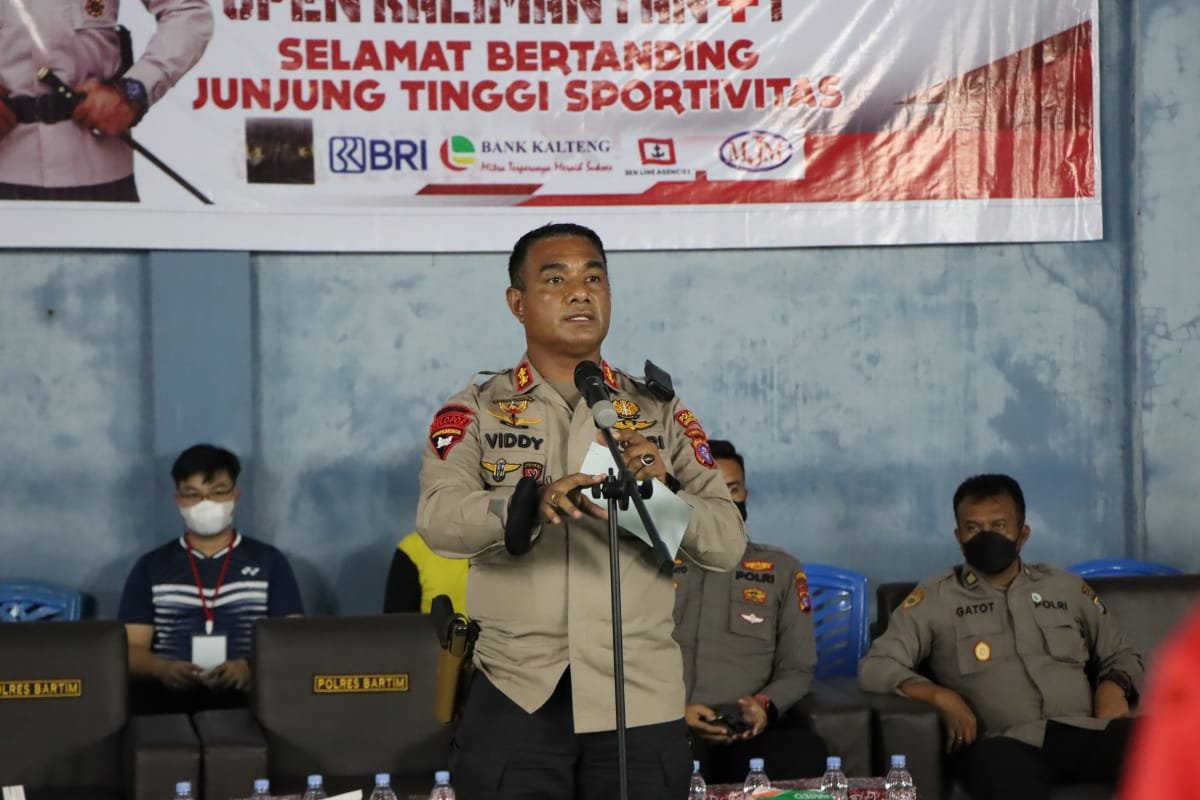 Open Turnamen Badminton Kapolres Bartim Cup 2022 Dibuka