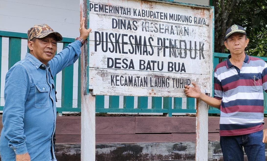Komisi II DPRD Murung Raya Tinjau Pemulihan Pustu Batu Bua Pasca Relokasi Puskesmas Ke Maruwei