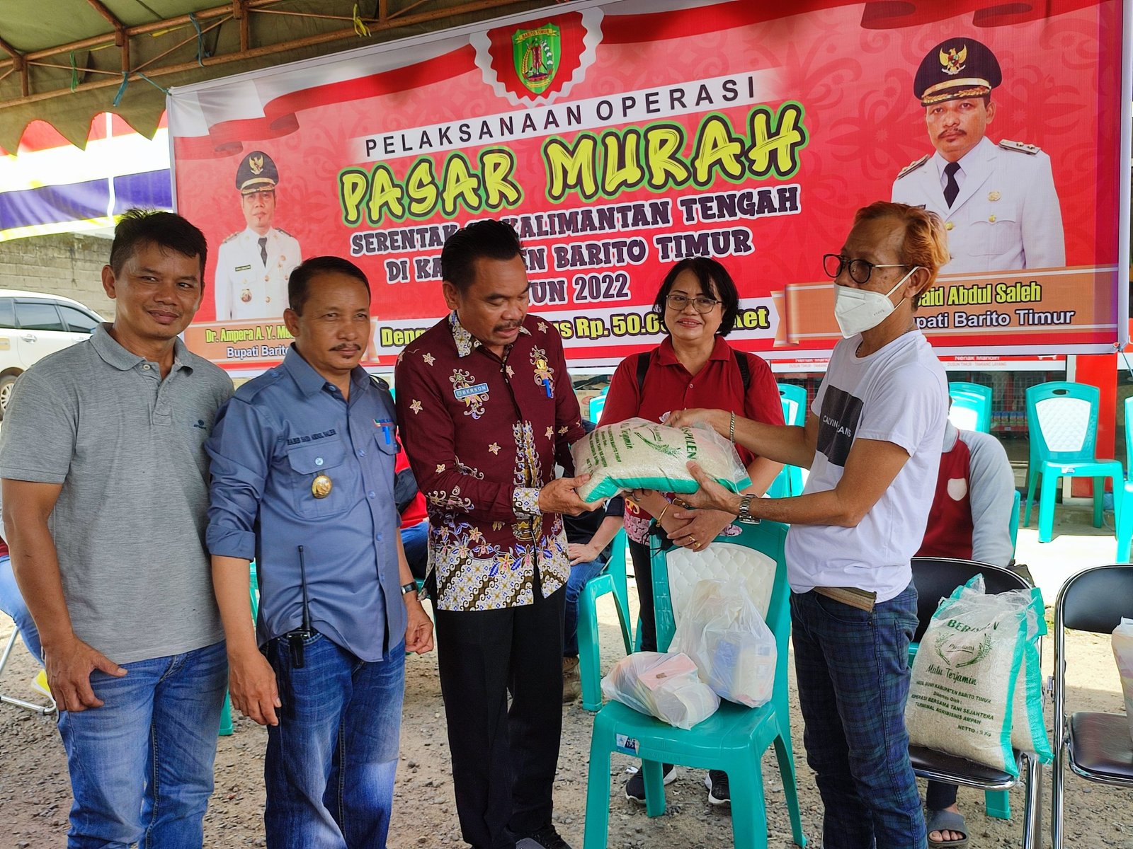 Tekan Inflasi, Pemkab Bartim Gelar Pasar Murah