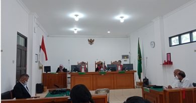 Jaksa Pengacara Negara (JPN) Kejati Kalteng mengikuti dan mendengarkan putusan sidang Perkara Perdata Nomor 10/Pdt.6/2022/PN.Plk di PN Palangka Raya, Rabu (5/10) pukul 10.00 WIB pagi.