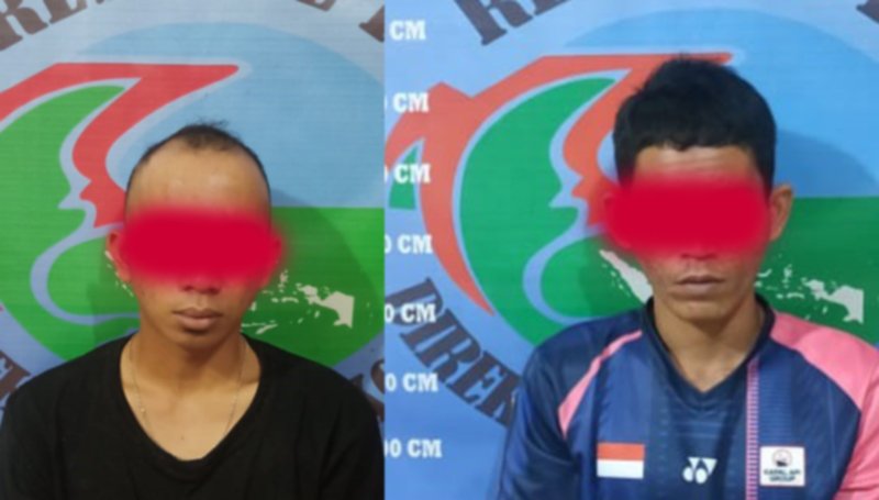 Dua Pengeder Sabu Dibekuk Aparat Polres Bartim Saat Didalam Mobil Travel