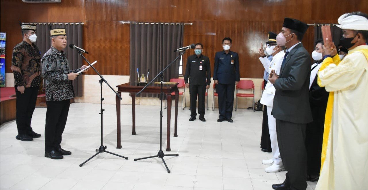 Bupati Kapuas Kembali Lantik Sejumlah Pejabat