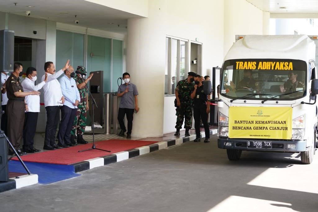 Jaksa Agung Berduka dan Prihatin atas Musibah  Gempa Bumi di Cianjur