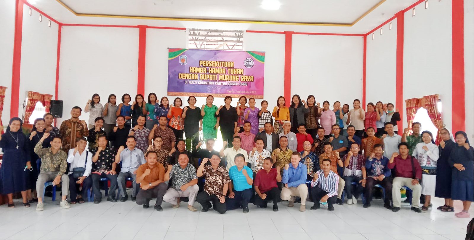 Heriyus M Yoseph Hadiri Persekutuan Hamba-hamba Tuhan se-Kabupaten Murung Raya