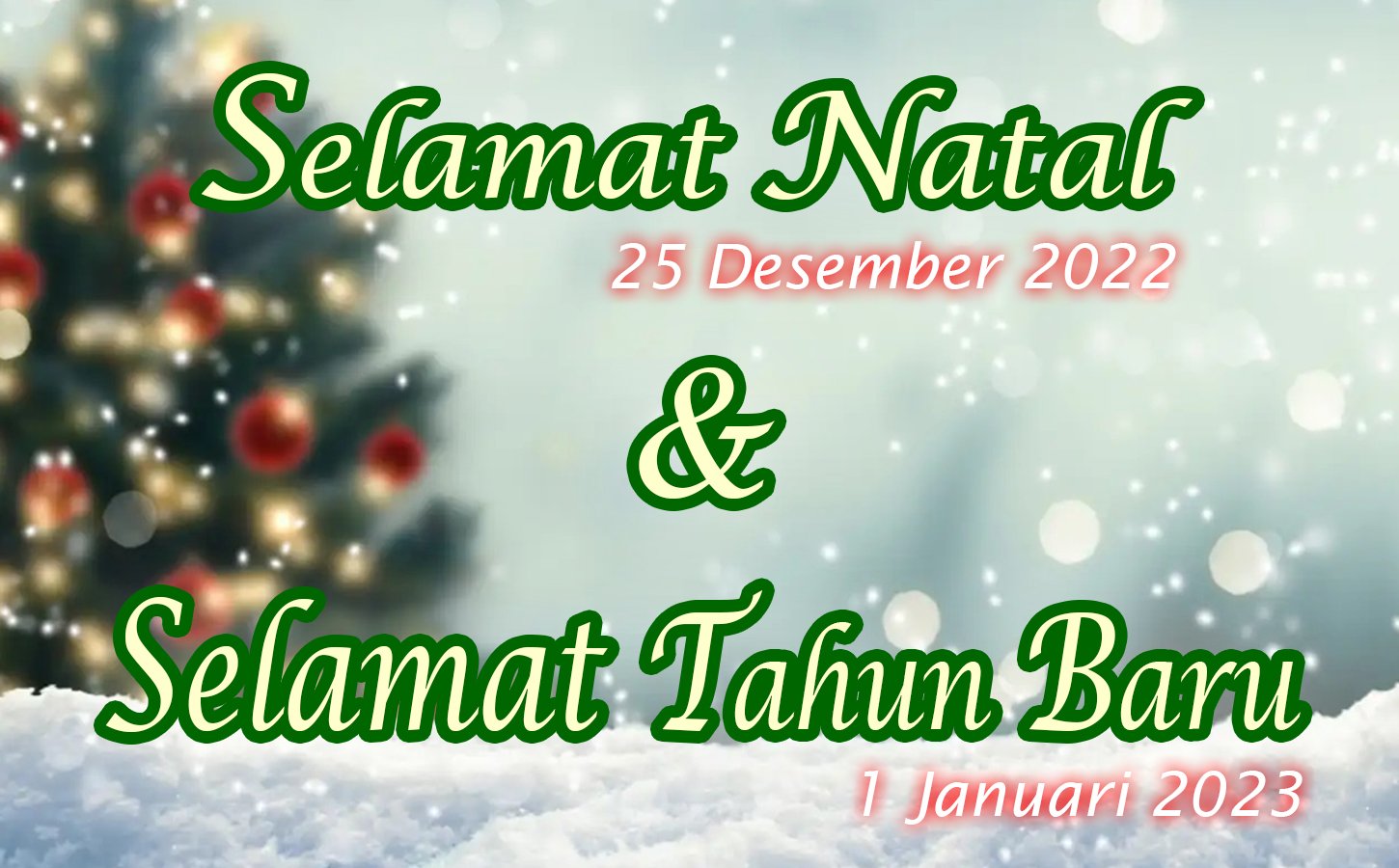 IKLAN UCAPAN SELAMAT NATAL DAN SELAMAT TAHUN BARU BARITO TIMUR