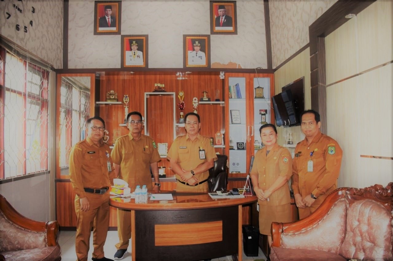 Terkait Sosialisasi KIM, Plt Kadis Kominfo Sambut Kunjungan Diskominfosantik Kalteng