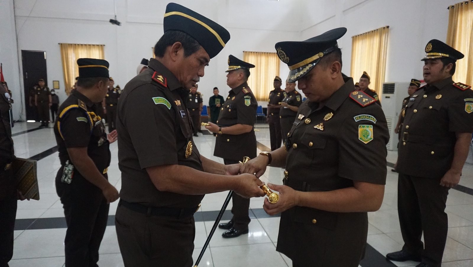 Kajati Kalteng Lantik Wakajati, Kajari Kapuas, Palangkaraya dan Seruyan