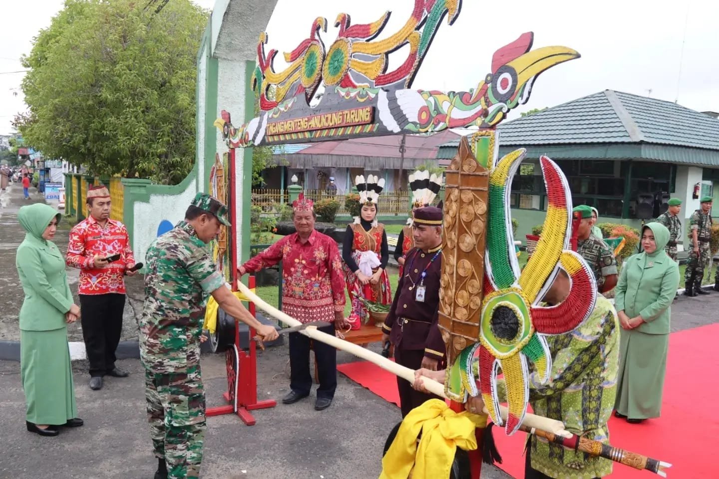 Kunjungan Kerja Perdana Danrem 102/Panju Panjung di Kodim 1011/Kuala Kapuas