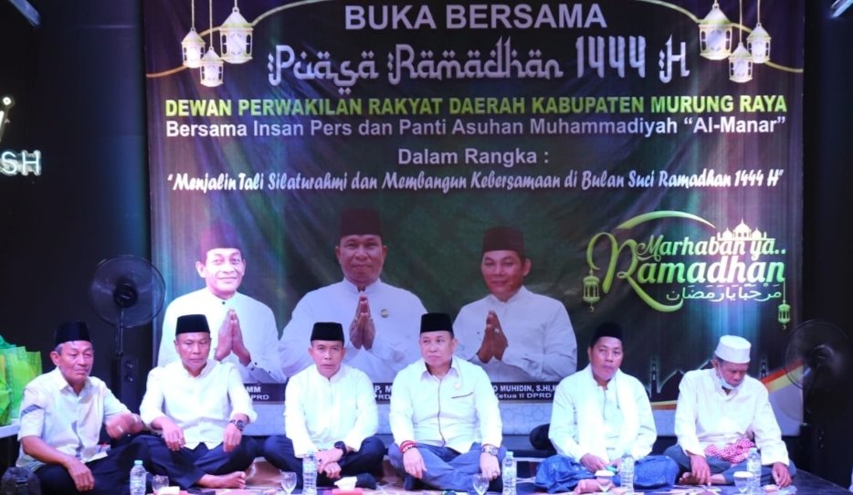 DPRD Mura Buka Bersama dengan Insan Pers dan Anak Panti Asuhan