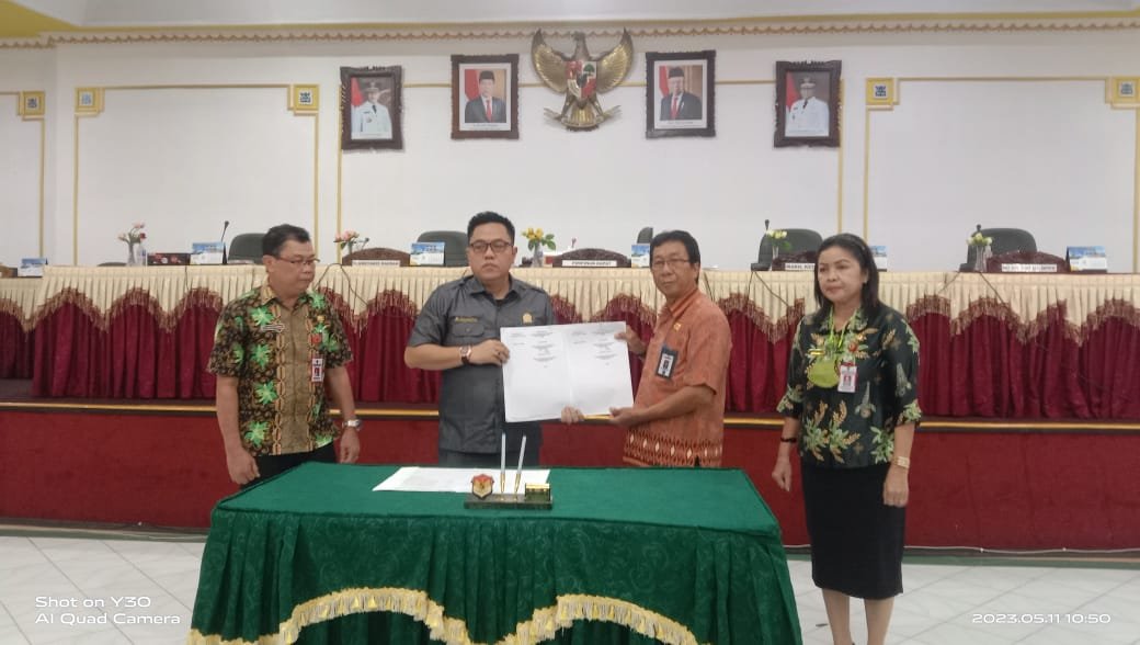 DPRD Bartim Teken Perda Kawasan Tanpa Rokok