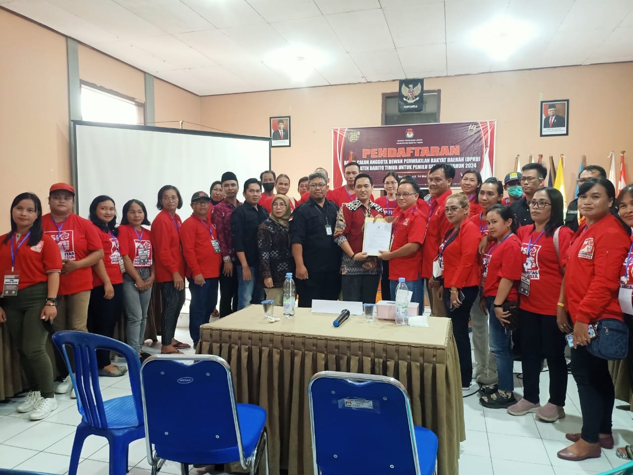 PSI Daftarkan Bacaleg ke KPU Bartim