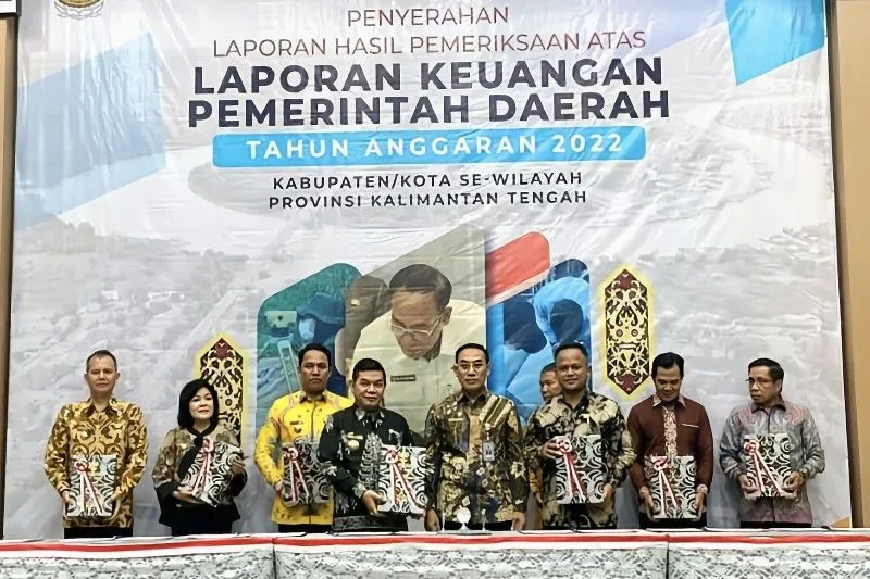 Bupati Bartim Terima WTP ke-7 dari Kepala BPK RI Kalteng