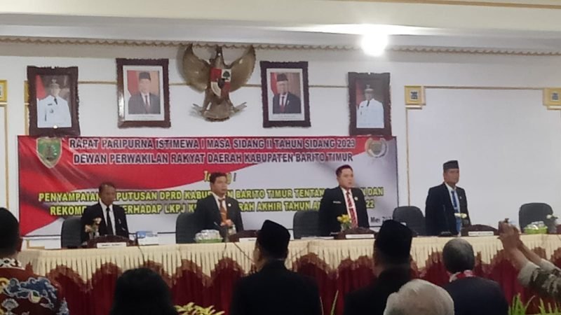 DPRD Bartim sampaikan catatan dan Rekomendasi atas LKPJ Kepala Daerah