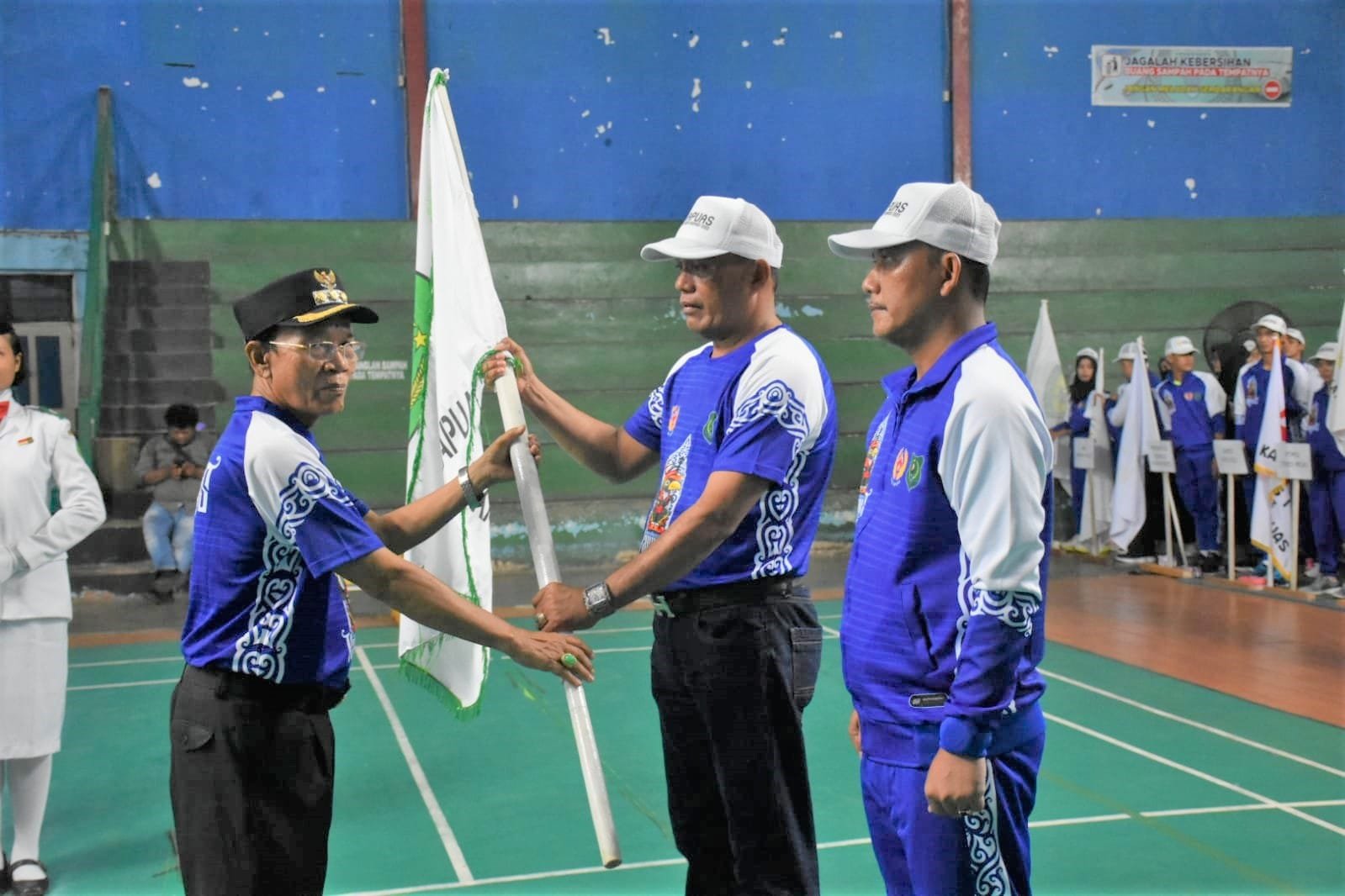 Siap Berlaga di Ajang Porprov XII Kalteng, Plt Bupati Lepas Kontingen Kabupaten Kapuas