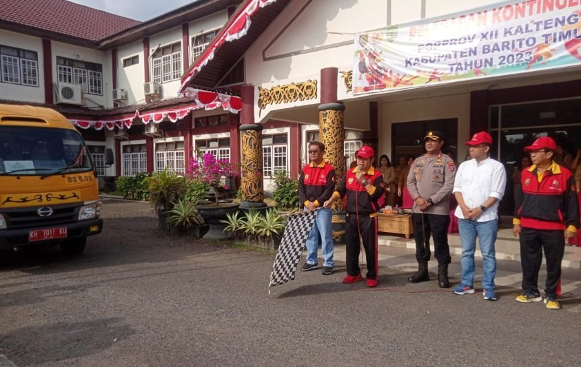 Porprov XII, Bupati Lepas Keberangkatan 270 Atlet