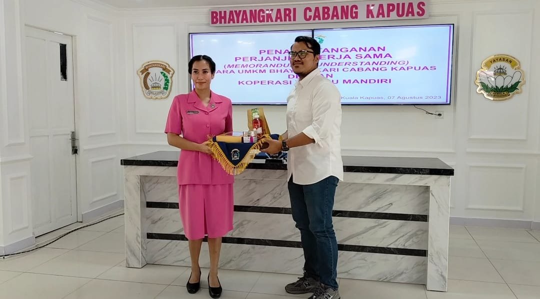 Bhayangkari Kapuas Jalin Kerjasama Dengan Koperasi Taraku Mandiri