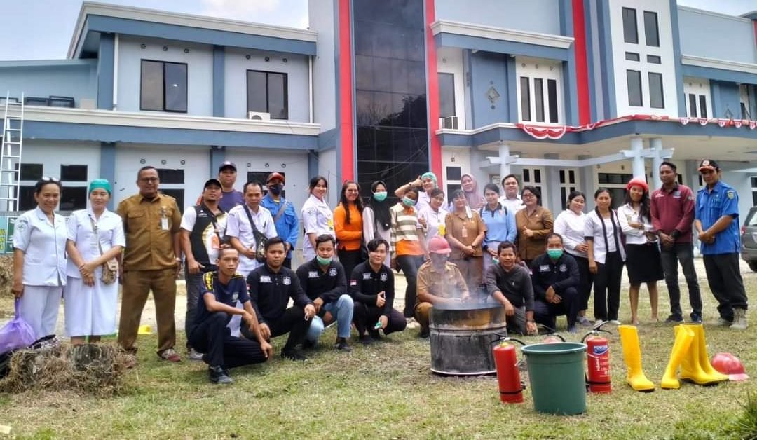 RSUD Tamiang Layang Adakan Pelatihan Terpadu Siap Hadapi Bahaya Kebakaran