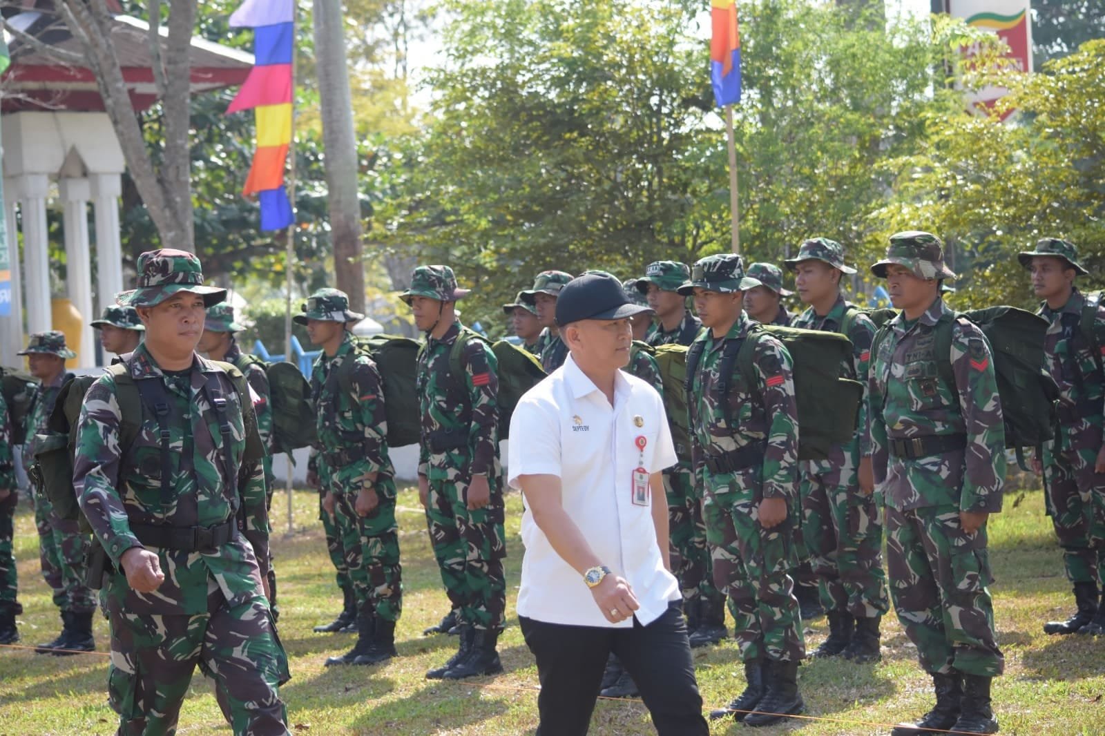 Kegiatan TMMD ke-118 Dilaksanakan di Desa Sidorejo Tamban Catur