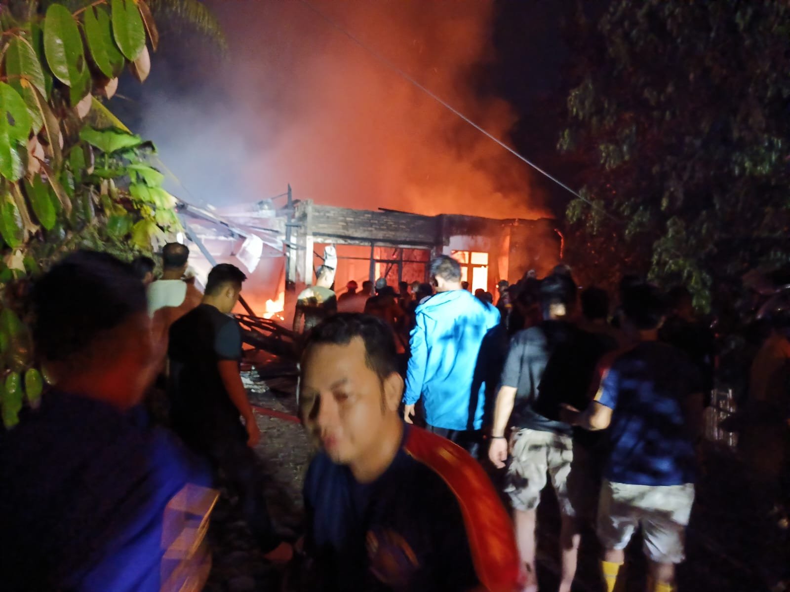Rumdis Aset Pemkab Barito Utara Terbakar di Puruk Cahu