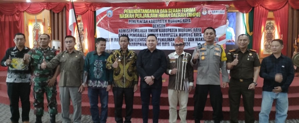 Dukung Pilkada 2024, Pemkab Murung Raya Salurkab Dana Hibah